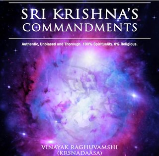 Cover of Lord Shri Krishna's Commandments by Vinayak Raghuvamshi