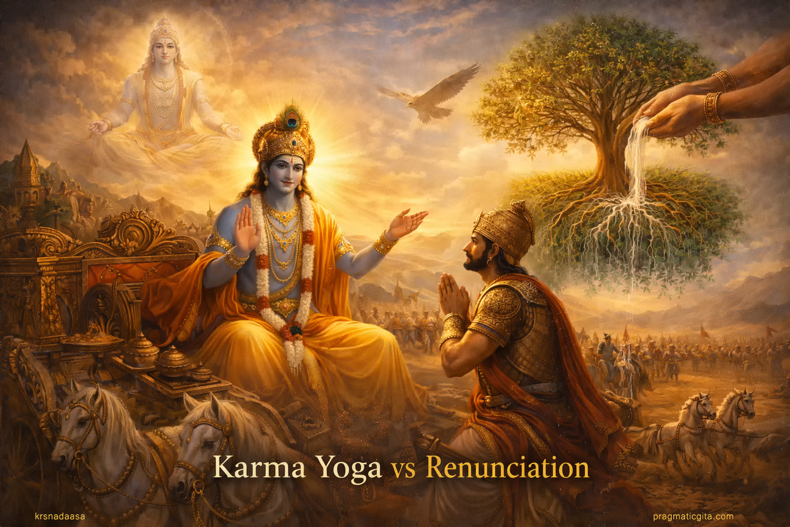 Karma Yoga vs Renunciation