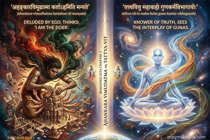 tattva-vit vs ahankara vimudatma